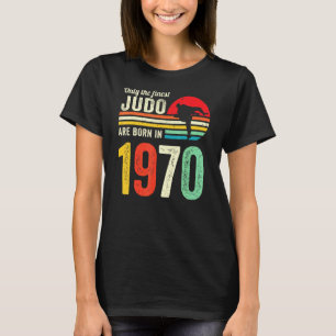 Judo Martial Art Judoka Fighter 1970s Retro Birth T-Shirt