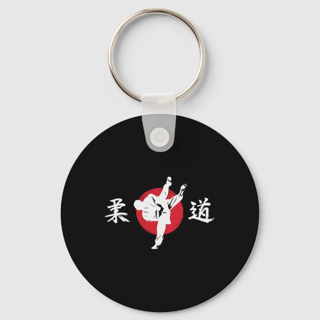 Judo Martial Arts Comt Technique Japan  Keychain (Front)