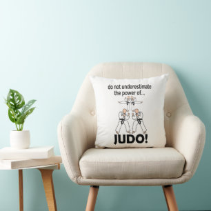 Judo Martial Arts Karate Taekwondo Judo Throw Pillow