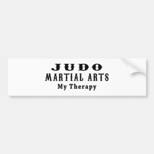 Judo Martial Arts My Therapy Bumper Sticker
