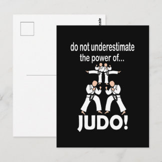 Judo Martial Arts Self Defence Taekwondo Judo Postcard
