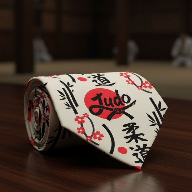 Judo Pattern - Black Belt, Kanji and Sun Tie (Creator Uploaded)