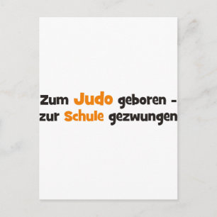 Judo Postcard