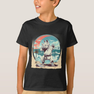 Judo Rhino Nature Kickboxing Taekwondo Martial T-Shirt