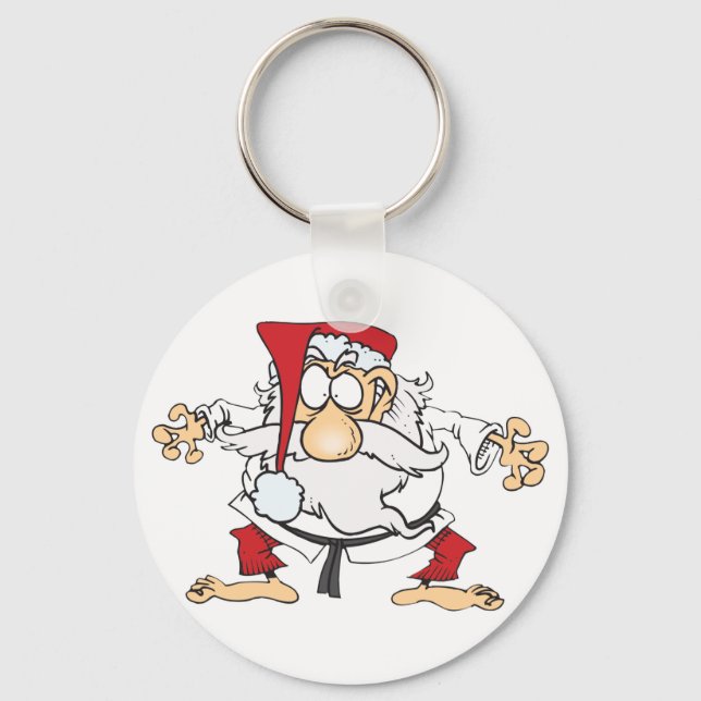 Judo-Santa Keychain (Front)