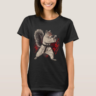 Judo Squirrel Taekwondo Kung Fu Kickboxing Martial T-Shirt