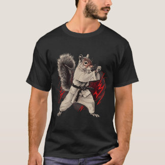Judo Squirrel Taekwondo Kung Fu Kickboxing Martial T-Shirt
