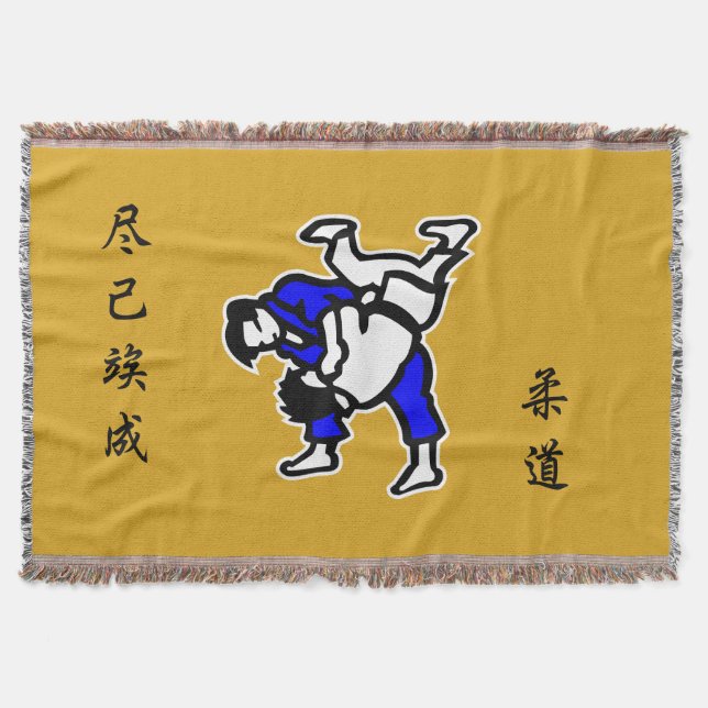 Judo Throw Blanket (Front)