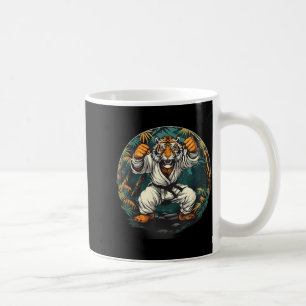 Judo Tiger Forest Kickboxing Martial Arts Judo Coffee Mug