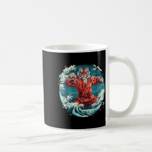 Judo Tiger Waves Judo Taekwondo Kickboxing Martial Coffee Mug