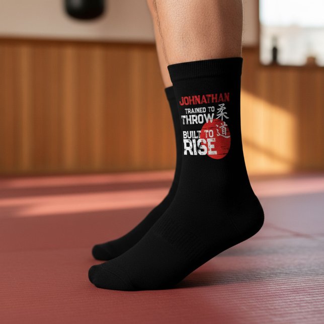 Judo - Trained to Throw - Built to Rise Socks (Creator Uploaded)