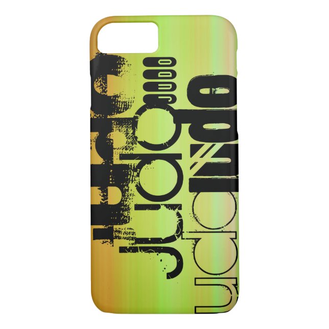 Judo; Vibrant Green, Orange, & Yellow Case-Mate iPhone Case (Back)