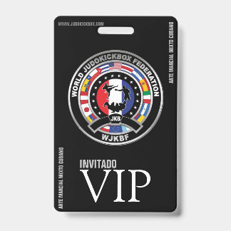 JUDOKICKBOX Badge - Credencial Vip