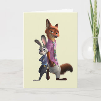 Judy and Nick Best Buds Card