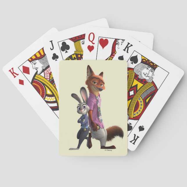 Judy and Nick Best Buds Playing Cards (Back)