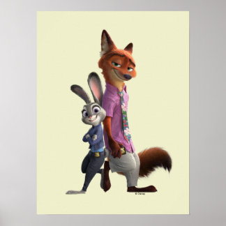 Judy and Nick Best Buds Poster