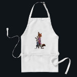 Judy and Nick Best Buds Standard Apron<br><div class="desc">Zootopia 2 | Judy Hopps and Nick Wilde are best buds,  standing back to back in this fun pose. Carry around your favorite crime-fighting partners on a tote bag,  mug,  or sport on a graphic tee. Catch Hopps and Wilde on even more custom Zazzle merchandise today!</div>