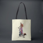 Judy and Nick Best Buds Tote Bag<br><div class="desc">Zootopia 2 | Judy Hopps and Nick Wilde are best buds,  standing back to back in this fun pose. Carry around your favorite crime-fighting partners on a tote bag,  mug,  or sport on a graphic tee. Catch Hopps and Wilde on even more custom Zazzle merchandise today!</div>