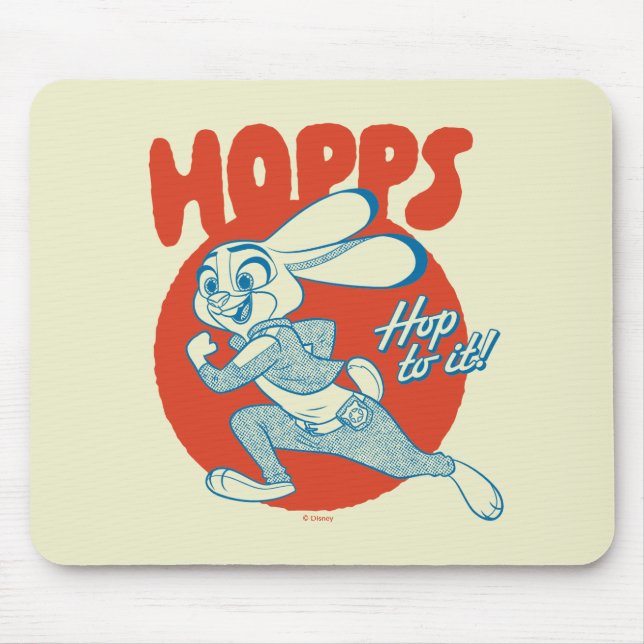 Judy Hopps - Hop to it! Mouse Pad (Front)