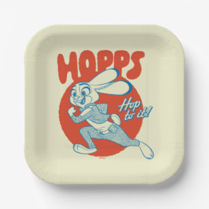 Judy Hopps - Hop to it! Paper Plate