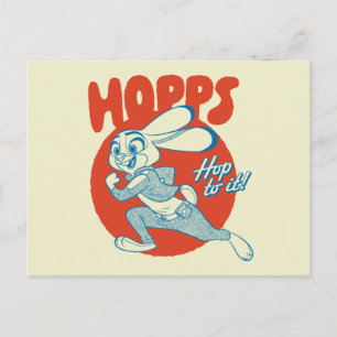 Judy Hopps - Hop to it! Postcard