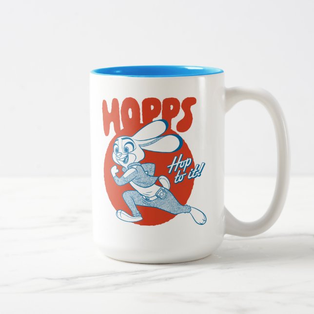 Judy Hopps - Hop to it! Two-Tone Coffee Mug (Right)