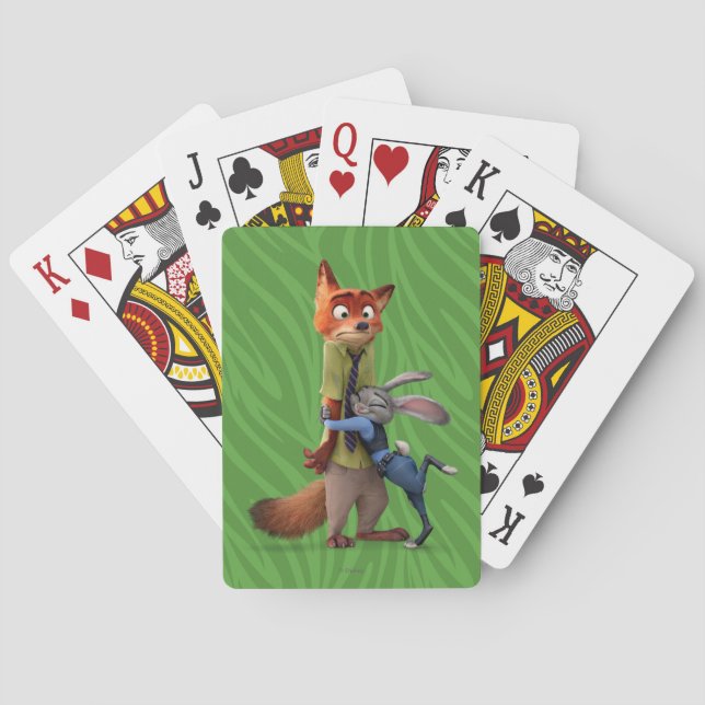 Judy & Nick - Suspect Apprehended! Playing Cards (Back)