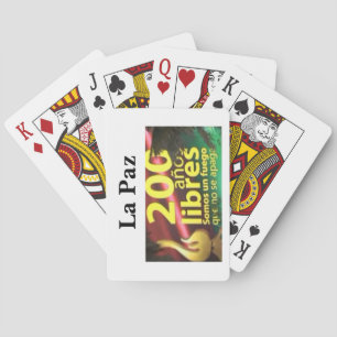 Juego de cartas La Paz 200 años libres Playing Cards