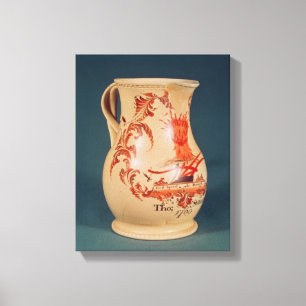 Jug, Leeds, c.1770 Canvas Print