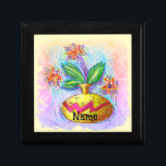 Jug O Flowers  Gift Box<br><div class="desc">Jug O Flowers  gift box,  flower apparel,  t-shirts,   gifts by ArtMuvz Illustration. Matching watercolor flower gifts. You can personalize  with your name or text. You can add your name or add text instead. Customize this flower  gift box  to make it uniquely yours or give as a personalized gift</div>