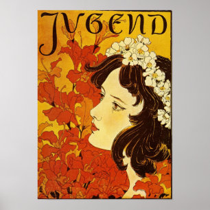 Jugend/jeunesse - affiche de Nouveau d'art