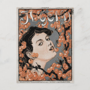 Jugend Magazine Nr.32 Cover illustration Postcard