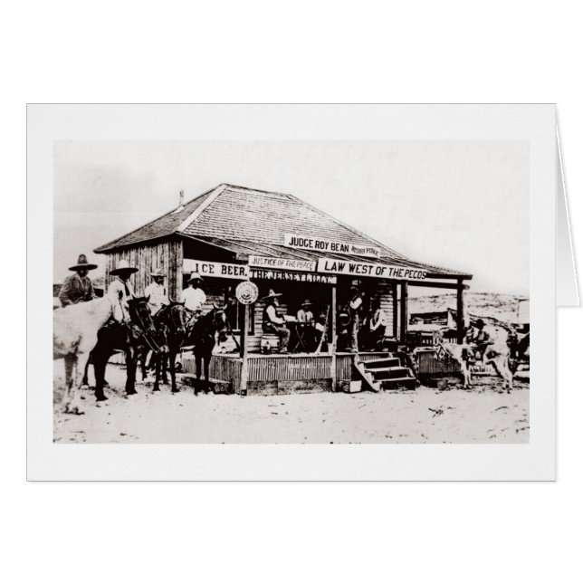 Jugez l'ouest sauvage vintage d'haricot de Roy (Devant horizontal)