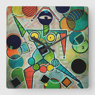 "Juggler" Wall Clock