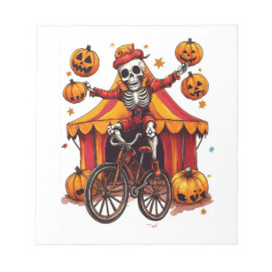 Juggling Bones � Hilarious Circus Skull Notepad