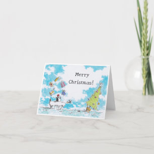 Juggling Christmas Card