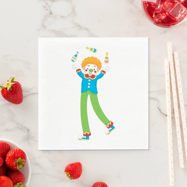 Juggling Clown Napkin (Creator Uploaded)