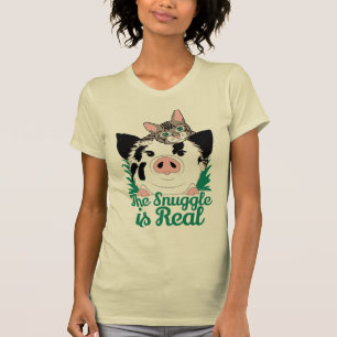 Juggling Daisies The Snuggle Is Real T-Shirt