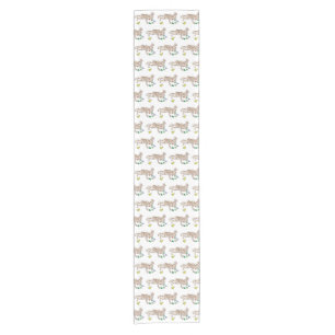 Juggling Easter Bunny Short Table Runner