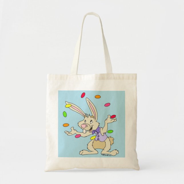 Juggling Jelly Beans Tote Bag (Front)