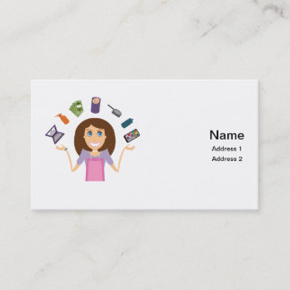 juggling mom business card