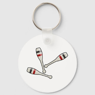 Juggling Pins Keychain