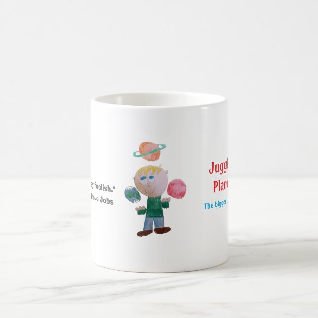 Juggling Planets Official Coffee Mug (Center)