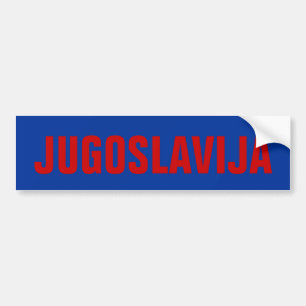 Jugoslavija Bumper Sticker