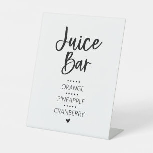 Juice Bar Pedestal Sign