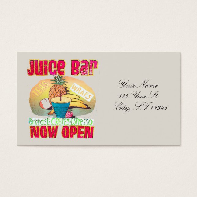 Juice Bar Sign Thunder_Cove (Front)