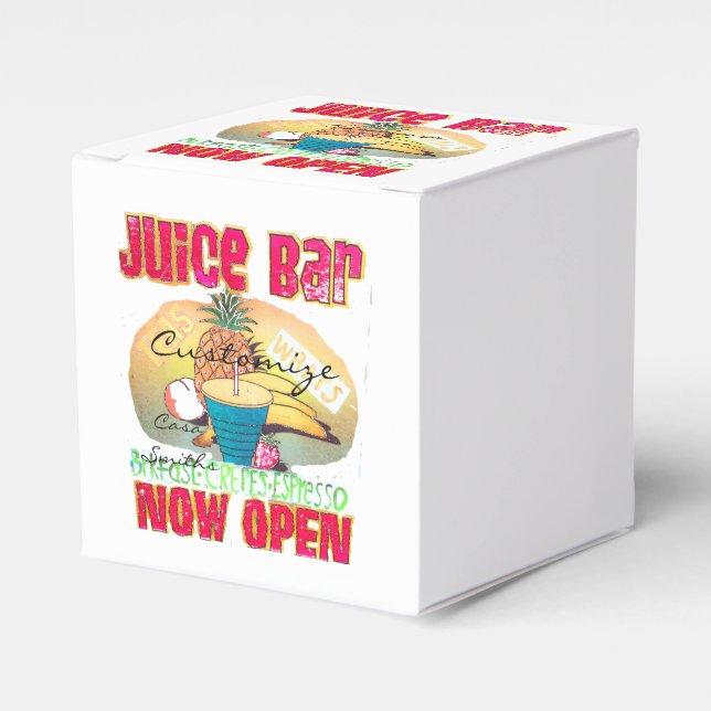 Juice Bar Sign Thunder_Cove Favor Box (Front Side)