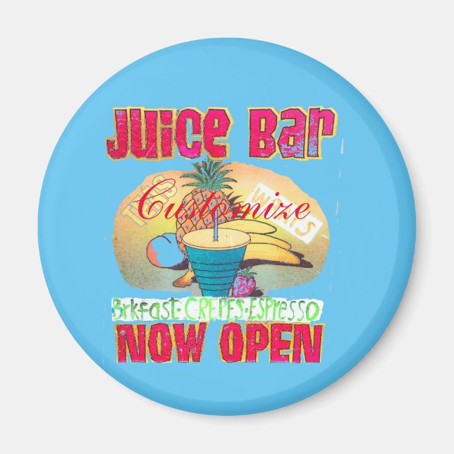 Juice Bar Sign Thunder_Cove Magnet (Front)