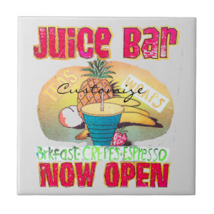 Juice Bar Sign Thunder_Cove Tile