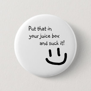 Juice Box 2 Inch Round Button